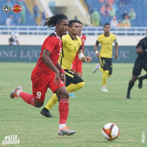 Timnas Indonesia U-23 bermain imbang 1-1 Malaysia U-23 di perebutan medali perunggu cabor sepakbola putra SEA Games 2021. (foto: PSSI).