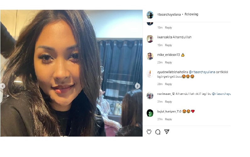 Polwan Cantik Rita Yuliana Bagikan Potret Terbaru usai Lama Tak Update  Instagram (Foto: Instagram/Rita Yuliana)