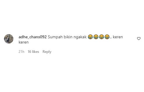 Komentar netizen di unggahan Instagram Ronaldinho. (Foto: tangkapan layar/Instagram)