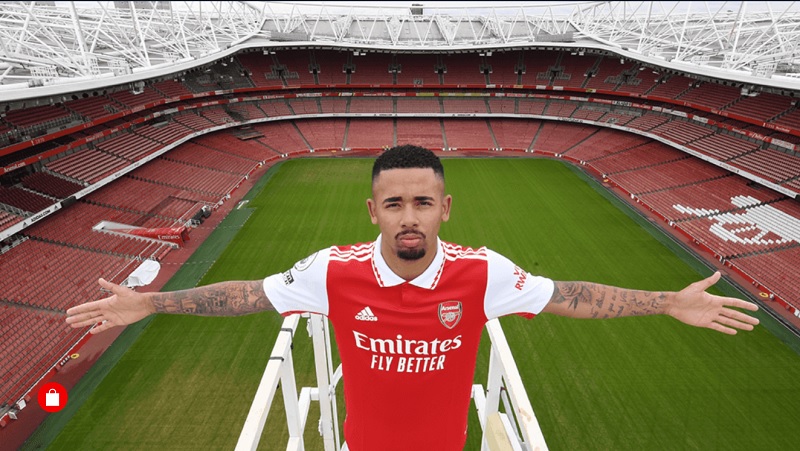 Gabriel Jesus resmi berseragam Arsenal untuk musim depan. Striker Brasil dikontrak untuk jangka waktu panjang. (foto: Arsenal).