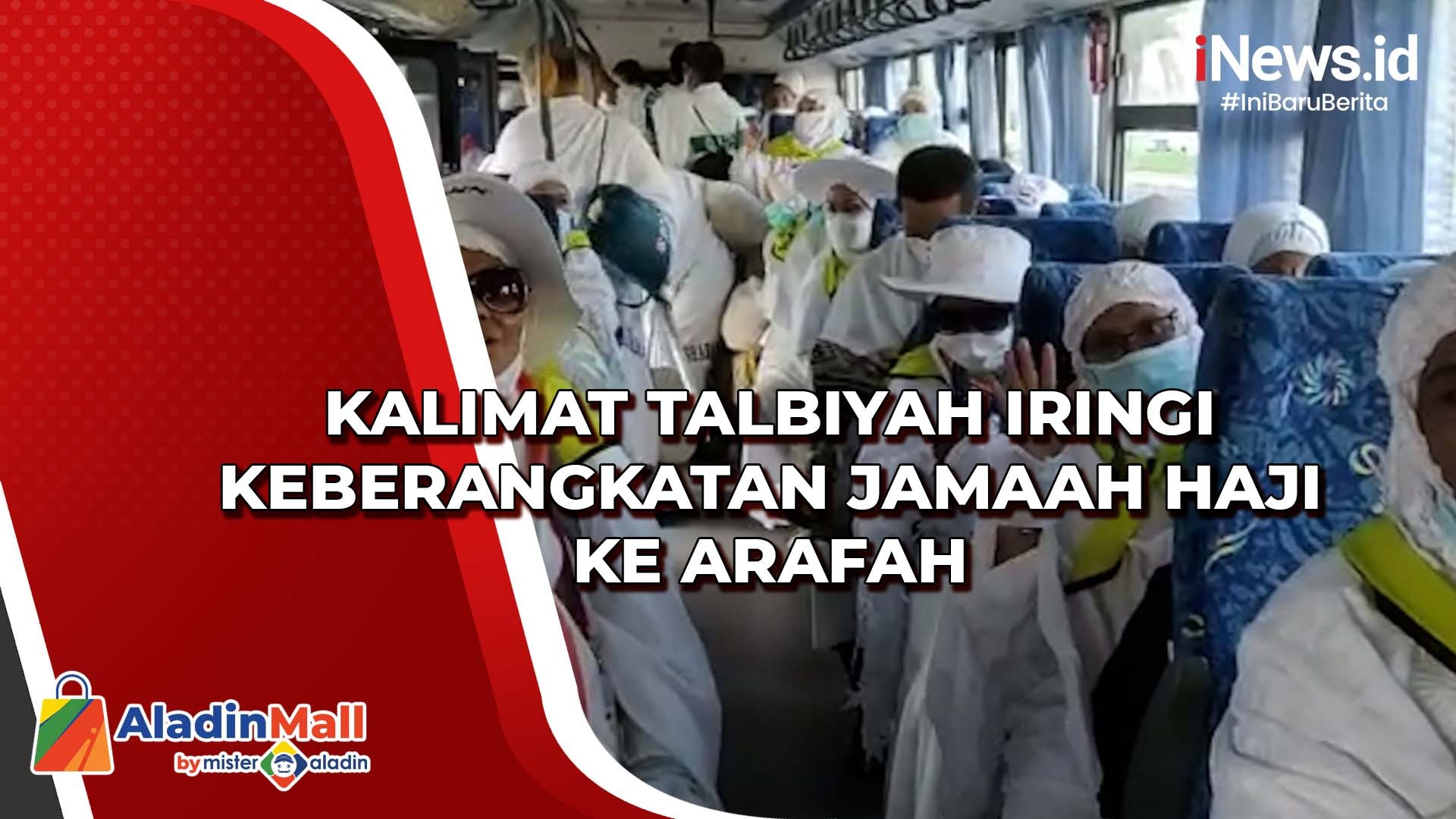 Kalimat Talbiyah Iringi Keberangkatan Jamaah Haji ke Arafah