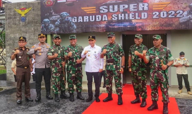 Panglima TNI Jenderal Andika Perkasa akan membuka Latihan Bersama Super Garuda Shield di Pusat Latihan Tempur (Puslatpur) Baturaja.