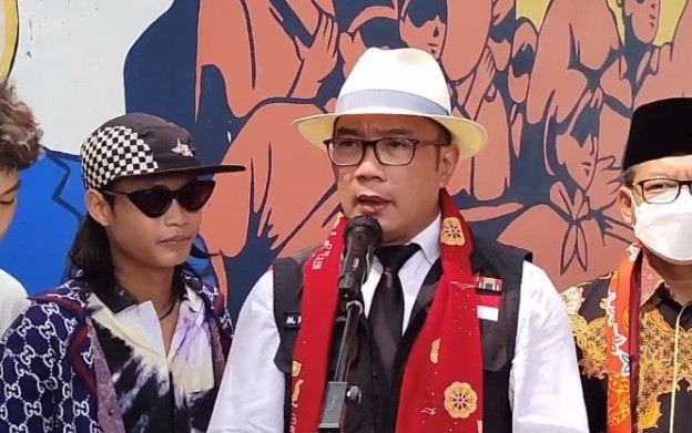 Ridwan Kamil Cimanggis Ridwan Kamil dan Bonge (Iyung)