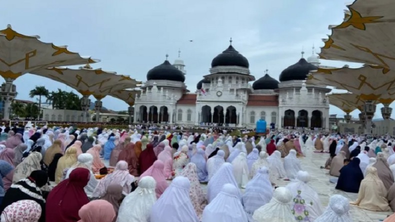 Masjid Baiturrahman Aceh. (Foto: Antara).