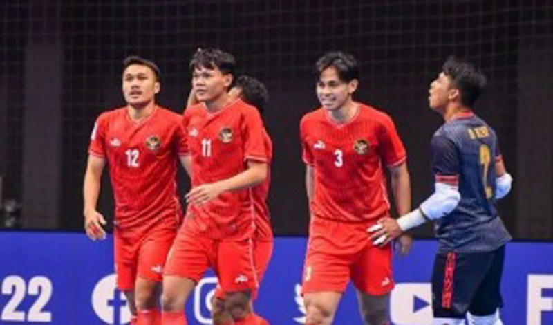 Timnas Futsal Indonesia bantai Lebanon 7-2 pada matchday kedua Grup C Piala Asia Futsal 2022, Jumat (30/9/2022) malam WIB. (Foto: Instagram/ hary.tanoesoedibjo)