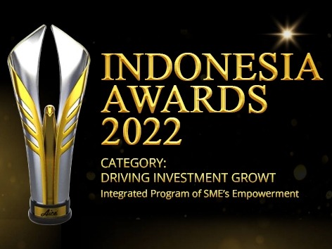 Indonesia Awards 2022 Kategori Driving Investment Growth (Integrated Program of SME’s). (Foto: AICE)