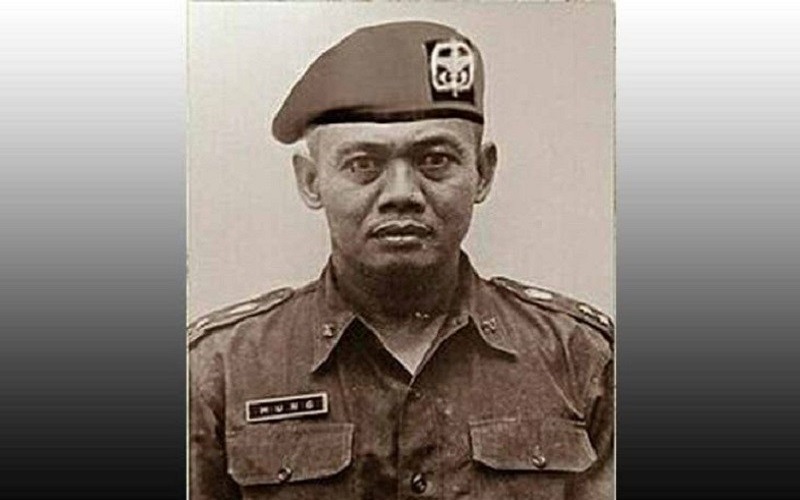 Jenderal Moeng Parhadimulyo pencetus seragam Kopassus corak darah mengalir. (Foto: Ist)