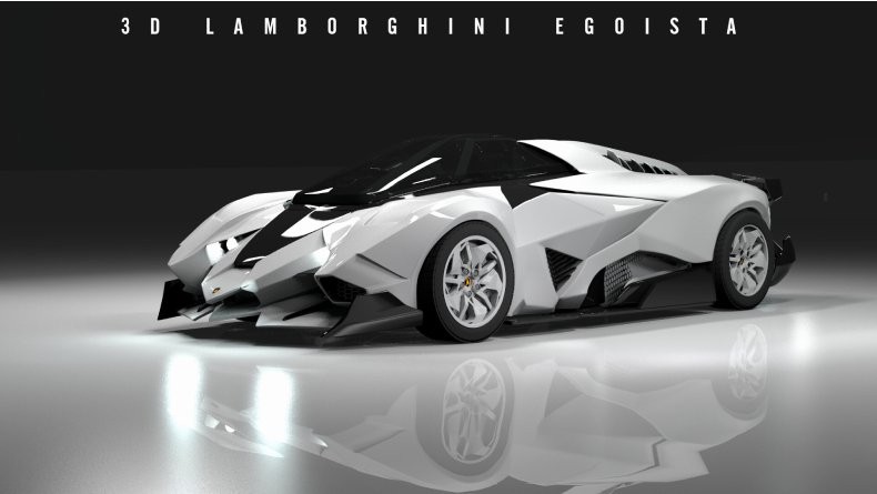 Lamborghini Egoista (Foto: Artstation)