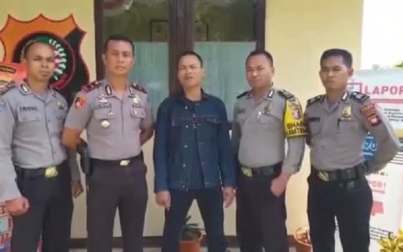 Ruslan usai bebas dari Lapas Nusakambangan pada 2019. (Foto: Sigit Dzakwan)