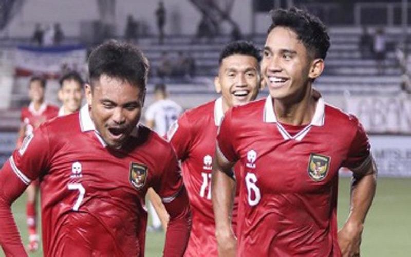 Gol berkelas Marselino Ferdinan ke gawang Filipina curi perhatian bintang Brasil, Richarlison. (Foto: PSSI)