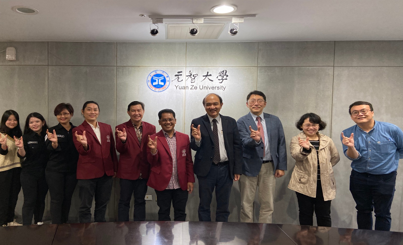 Delegasi Untar mengunjungi Yuan Ze University, Taoyuan City, Rabu (11/1/2022). (Foto: dok Untar)