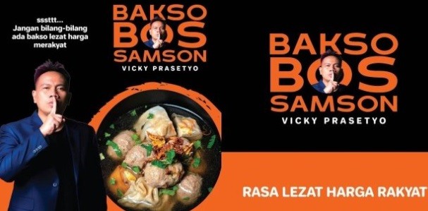 Artis jualan bakso. (Foto: instagram)