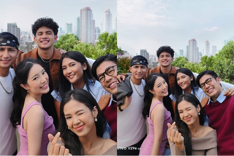 Perbedaan pengambilan gambar dengan 0.8x wide-angle. (Foto: dok vivo Indonesia)