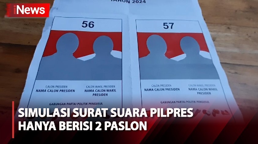 PDIP Solo Ungkap Simulasi Surat Suara Pilpres Hanya Berisi 2 Paslon ...