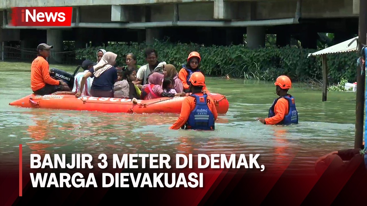 Banjir Demak Meluas Dengan Ketinggian Air Capai Meter Usai Tanggul Jebol Toyamaki