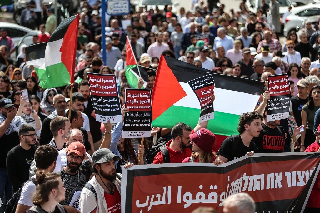 Tatkala Ribuan Orang Arab dan Yahudi Bersatu di Israel, Desak Setop Perang di Gaza