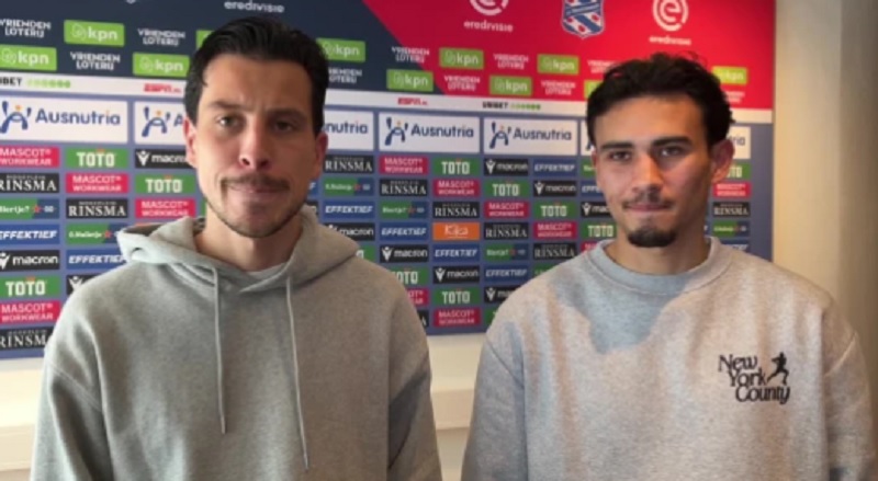 Dua pemain naturalisasi Timnas Indonesia Nathan Tjoe-A-On dan Thom Haye menyebutkan pengalaman tak menyenangkan di Stadion Utama Gelora Bung Karno (SUGBK). (Foto: Tangkapan Layar Omrop Fryslan)