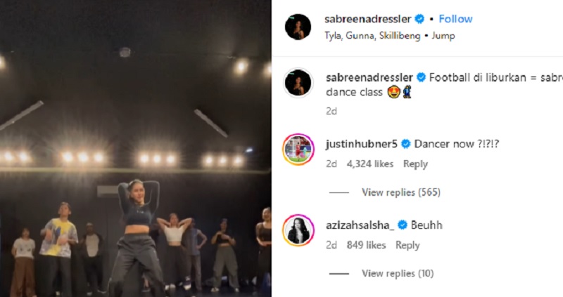 Foto: Instagram/sabreenadressler)