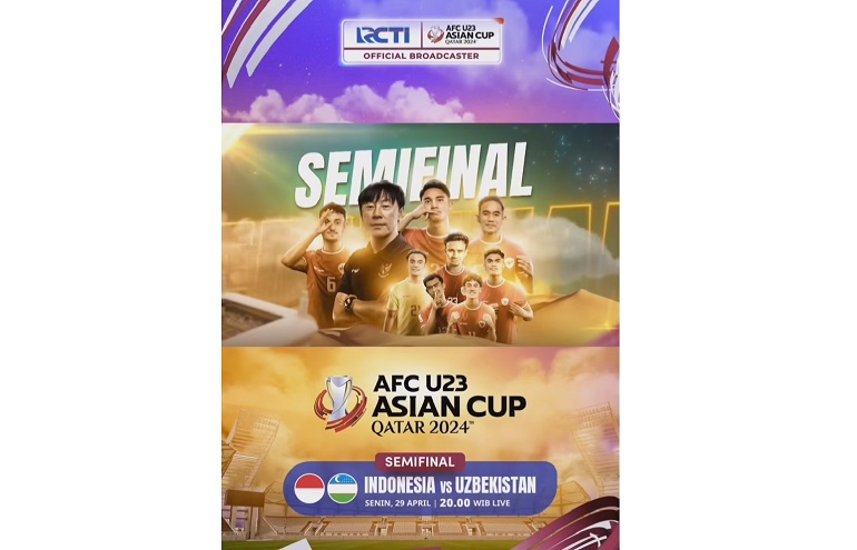 MNC Group mempersilakan masyarakat Indonesia nonton bareng Piala Asia U-23 2024.  (Foto: iNews)