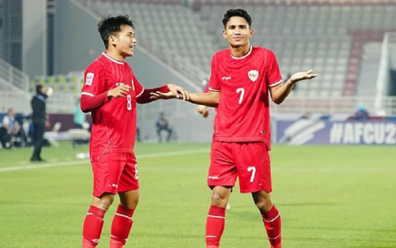 Marselino Ferdinan (7) dihujat netizen usai laga Indonesia vs Irak pada perebutan peringkat ketiga Piala Asia U-23 2024 di Doha, Qatar, 2 Mei lalu. (Foto: Instagram/ marselinoferdinan10)