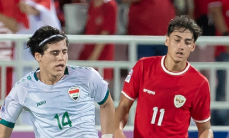 Timnas Indonesia U-23 kalah 1-2 dari Irak pada perebutan peringkat 3 Piala Asia U-23 2024 di Abdullah bin Khalifa Stadium, Kamis (2/5/2024) malam WIB. (Foto: AFC)