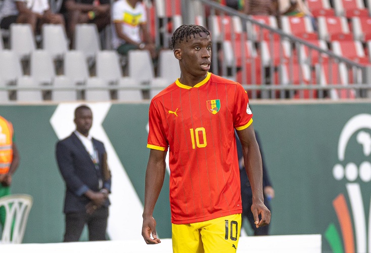 Timnas Guinea U-23 sangat serius melawan Indonesia di playoff Olimpiade 2024. Tak main-main Guinea memanggil mantan gelandang Barcelona Ilaix Moriba. (Foto: X/ @Joueurs_GN)