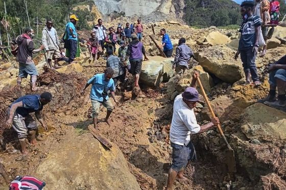 Longsor Papua 5 Iom Pbb Ap Longsor di Papua Nugini (Foto: IOM via AP)