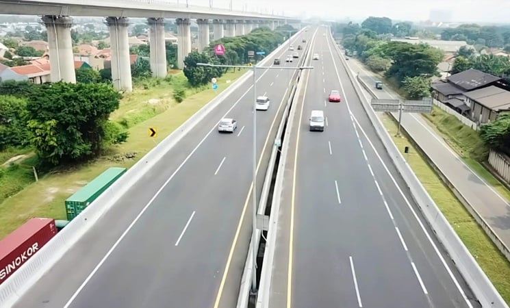 Jalan Layang Tol MBZ. (Foto: Istimewa)