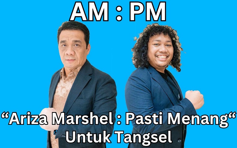 Riza Patria-Marshel Widianto Partai Gerindra resmi mengusung Riza Patria dan Marshel Widianto di Pilkada Tangsel 2024. (Foto: Ist)
