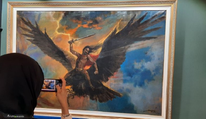 Salah satu lukisan karya Basuki Abdullah. (Foto: Antara)