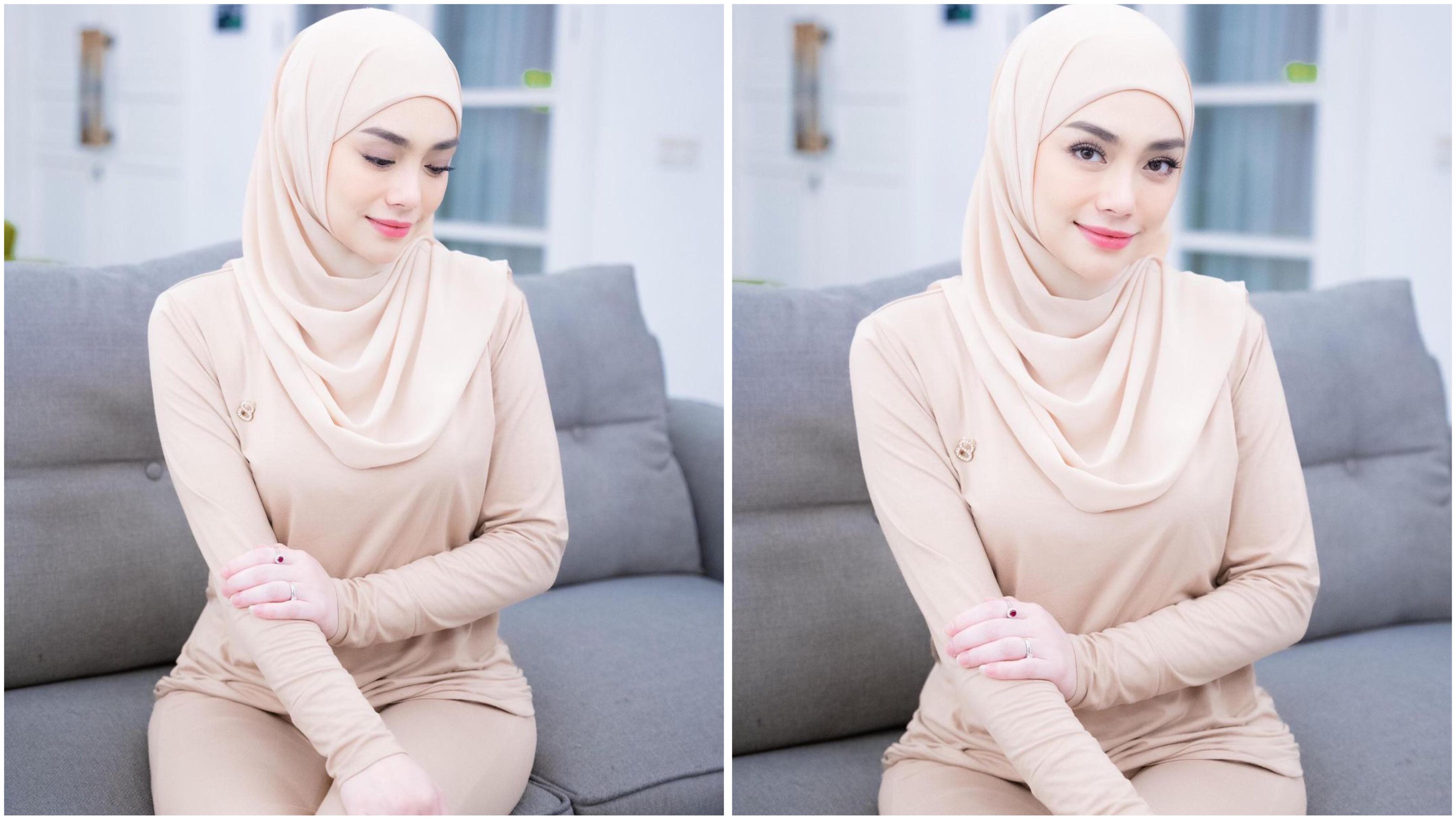 Celine pakai hijab