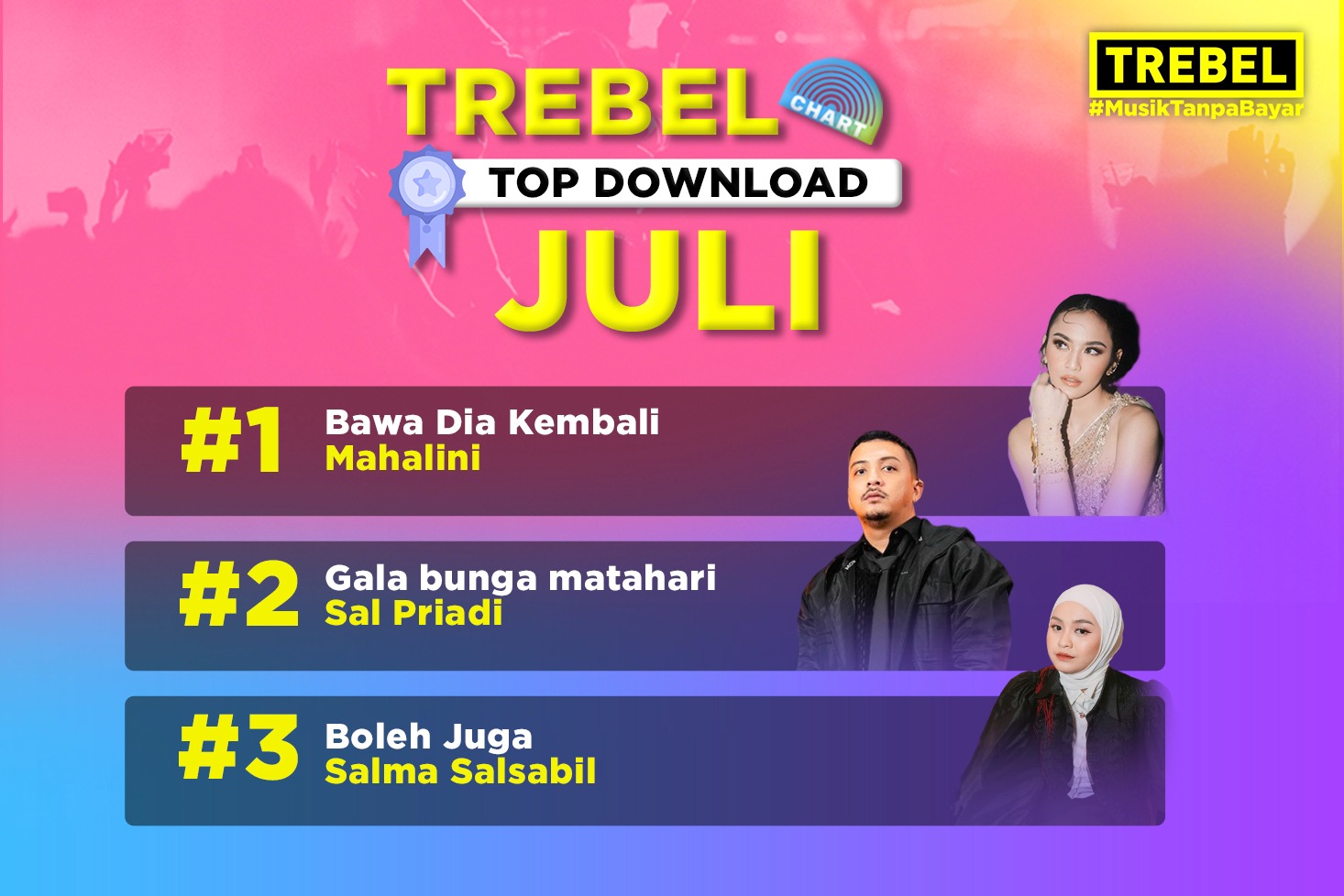 TREBEL MUSIC Top Download Juli 2024