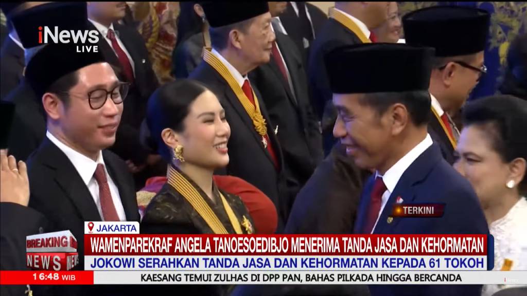 Angela Tanoesoedibjo di Istana Negara