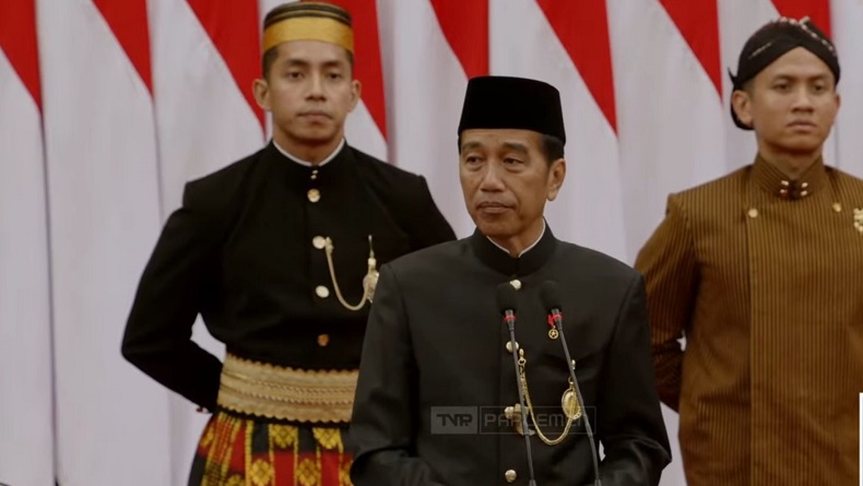 Presiden Joko Widodo di Sidang Tahunan MPR (foto: Sekretariat Presiden)