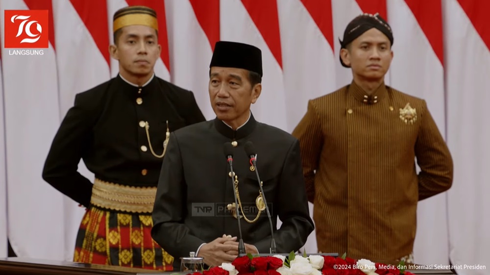 Presiden Jokowi mengalokasikan anggaran pendidikan pada APBN 2025 mencapai Rp722,6 triliun. (Foto: Tangkapan Layar)