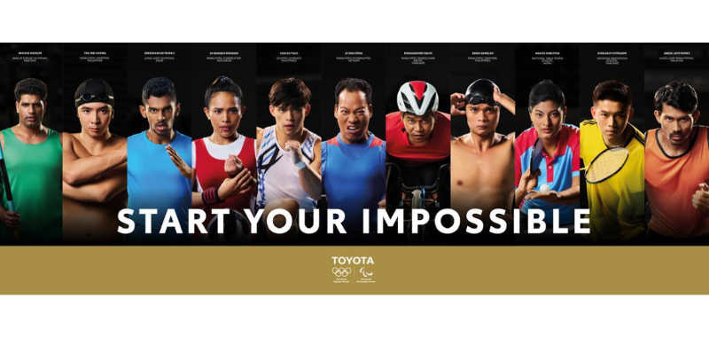 Toyota dukung 11 atlet Asia di Paris 2024 dengan semangat Start Your Impossible. (Foto: dok Toyota)