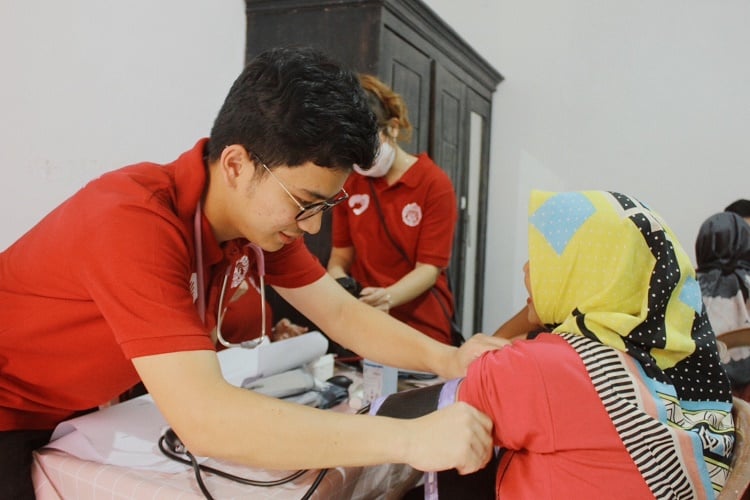 Kegiatan Free Medical Check-Up.(Foto: dok POSEIDON 2024)