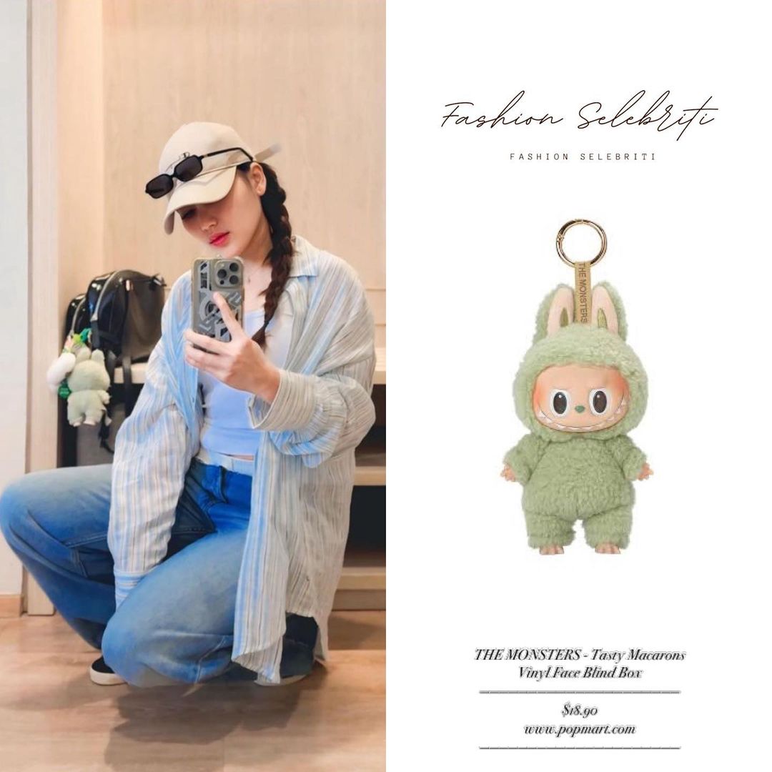 Ayu Ting Ting dengan boneka Labubu miliknya. (Foto: Instagram)