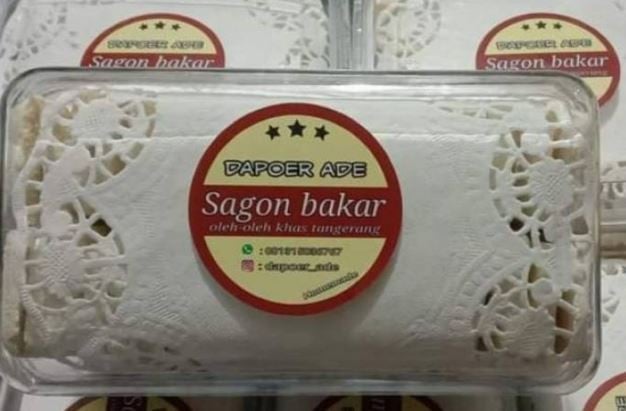 Sagon bakar salah satu makanan khas Tangerang Selatan. (Foto: Instagram)