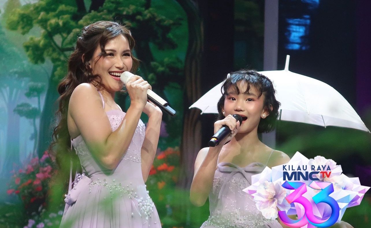 Ayu Ting Ting dan Bilqis. (Foto: Instagram)