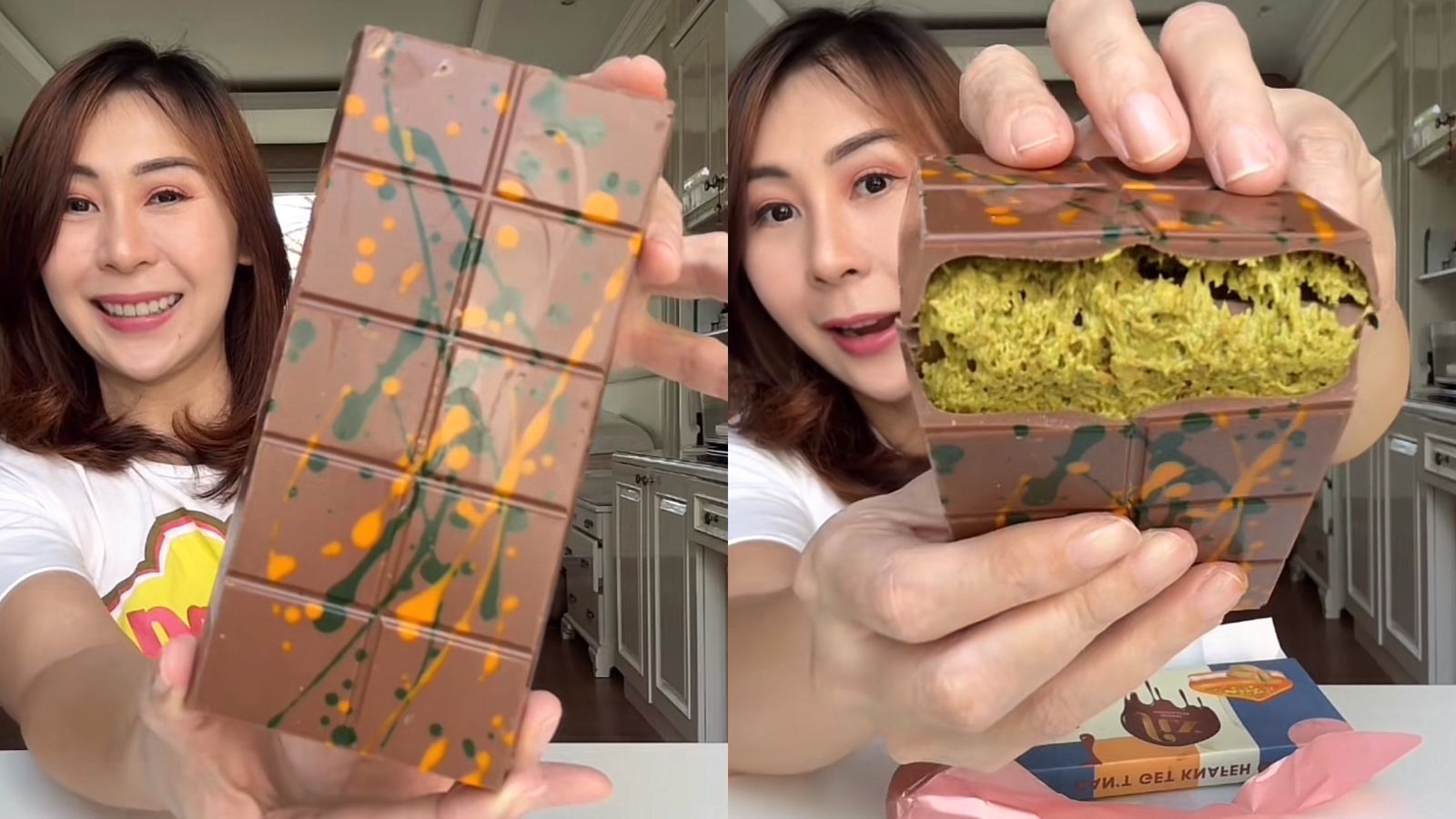 Sibungbung Cokelat Dubai viral di TikTok. (Foto: TikTok/sibungbung)