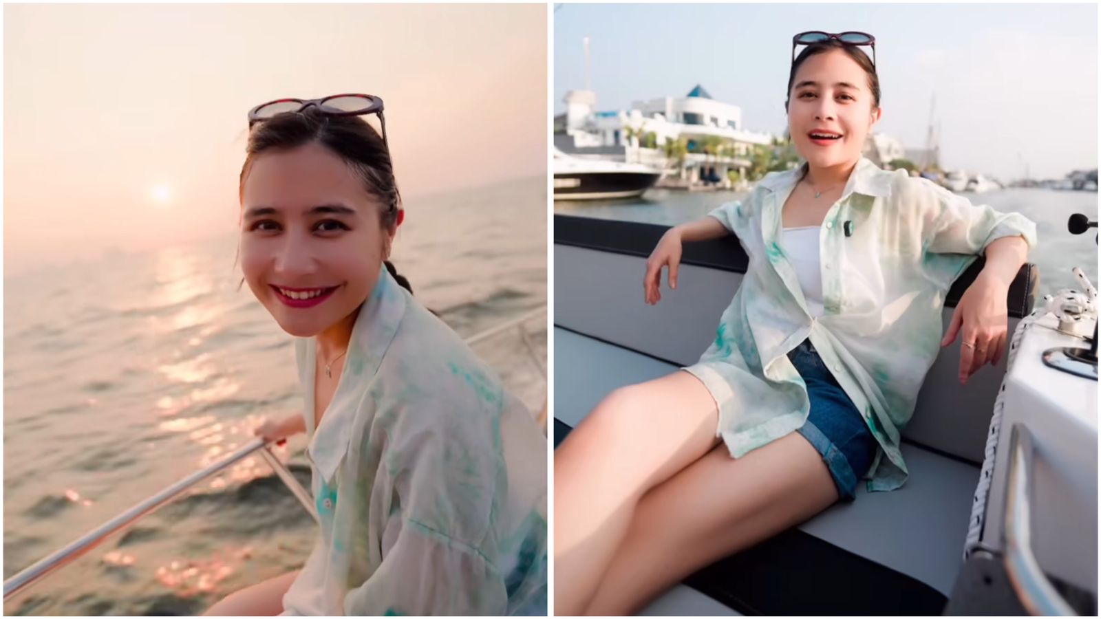 Kapal Yacht Prilly Latuconsina. (Foto: Instagram)