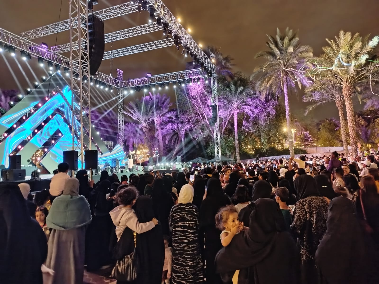 Keseruan penampilan budaya Indonesia di Harmoni Global di Riyadh, Arab Saudi. (Foto: Kastolani Marzuki)