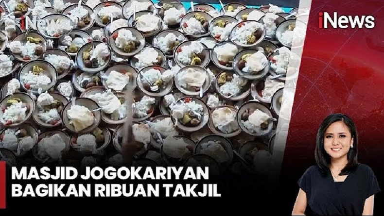 Momen Ramadhan, Masjid Jogokariyan Bagikan Takjil Gratis 3.500 Porsi Setiap Hari