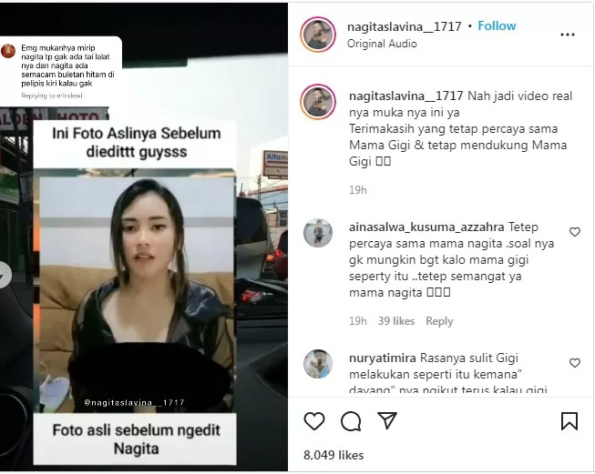 Nagita Slavina Santai Taruh Tas Rp39 Juta di Tanah, Warganet