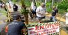 Protes Jalan Rusak, Warga Sentolo Tanam Pohon Pisang dan Ketela
