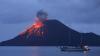 Gunung Anak Krakatau Meletus 673 Kali Disertai Lontaran Lava Pijar
