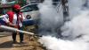 Cegah DBD, Caleg Perindo Fogging Ratusan Rumah di Tangkahan Medan