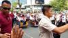 Kampanye Akbar di Makassar, Jokowi dan Rombongan Diantar Naik Becak