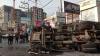 Truk Molen Terguling di Pintu Keluar Tol Tembalang Semarang, Sopir Terjepit